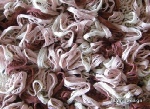 Scarf mesh knit mushroom mix
