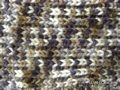 Scarf brioche knit purple blend