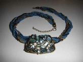 Blue stone pendant