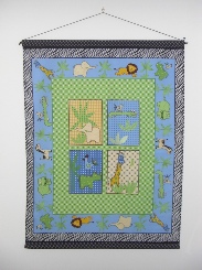 Baby Nursery Wallhanging Baby Safari
