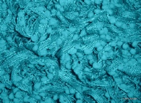 Scarf bobble mesh turquoise