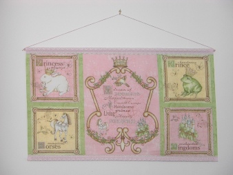 Baby nursery wallhanging Castles and Carriages