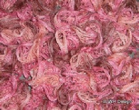 Scarf metallic edge mesh pink blend