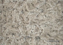 Scarf bobble mesh pale taupe