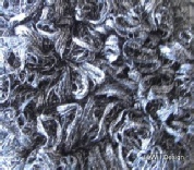 Scarf metallic mesh black