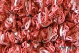 Scarf mesh knit pink mix